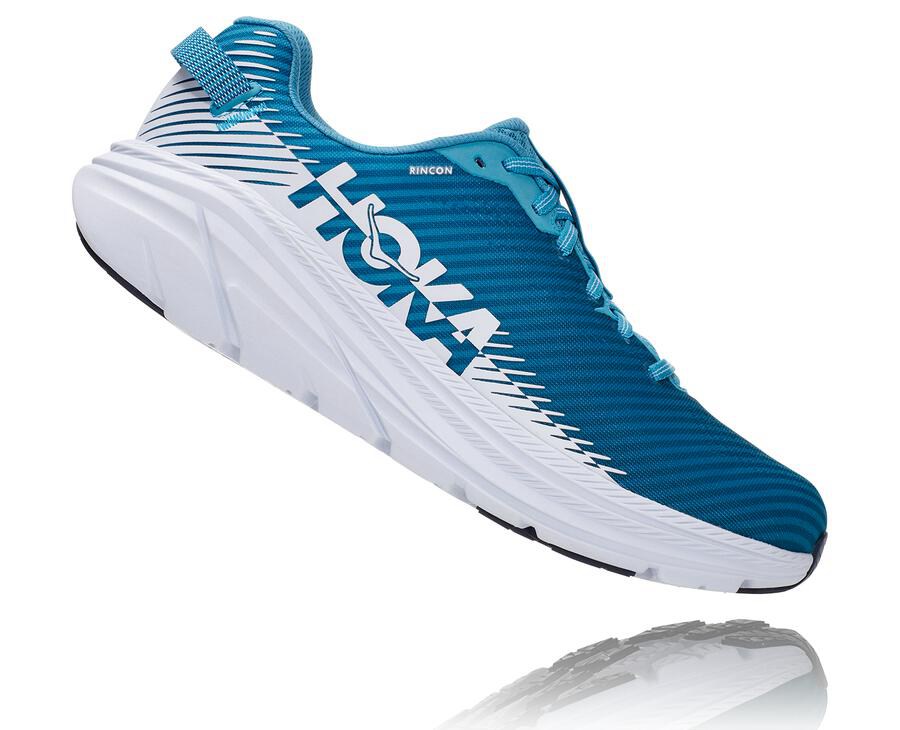 Hoka One One Hardloopschoenen Heren - Rincon 2 - Blauw/Wit - HT6215487